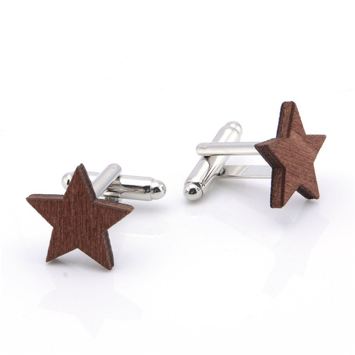 Wholesale High Quality Mens Novelty Wooden Cufflinks