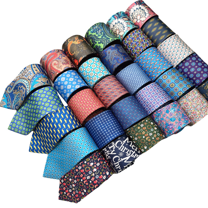 Luxury Corbatas de seda Custom Neckties Men Silk Wholesale Paisley Neck Ties For Men