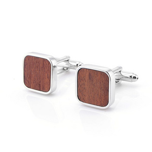 Wholesale High Quality Mens Novelty Wooden Cufflinks