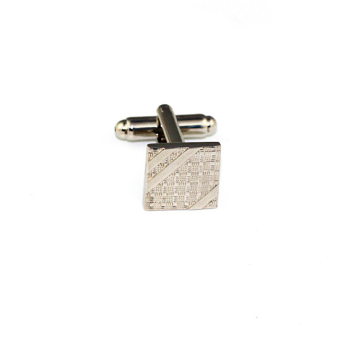 Custom business navy blank cufflinks