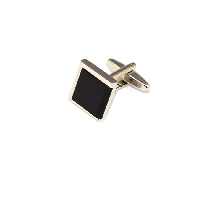 Custom business navy blank cufflinks