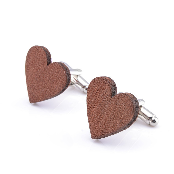 Wholesale High Quality Mens Novelty Wooden Cufflinks