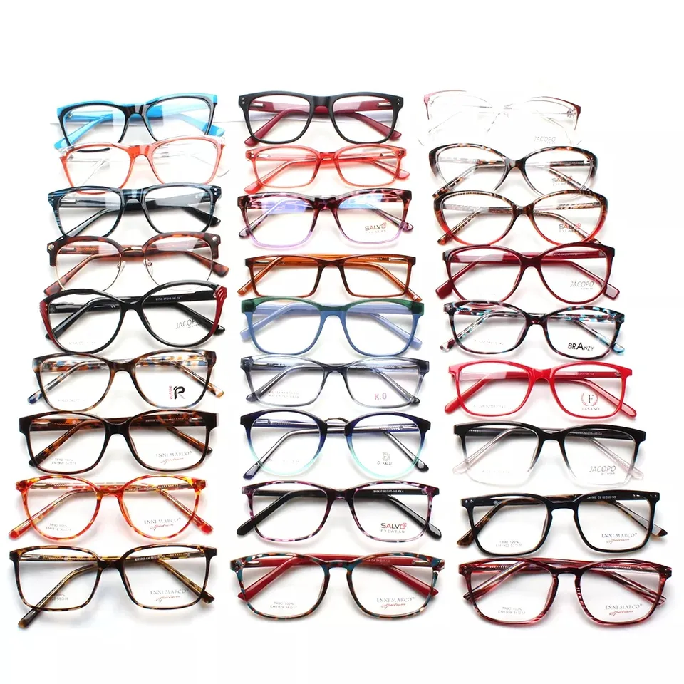 Wholesale assorted Cheap price Eyeglasses frame metal stock ready optical glasses eyewear frames for eye glasses