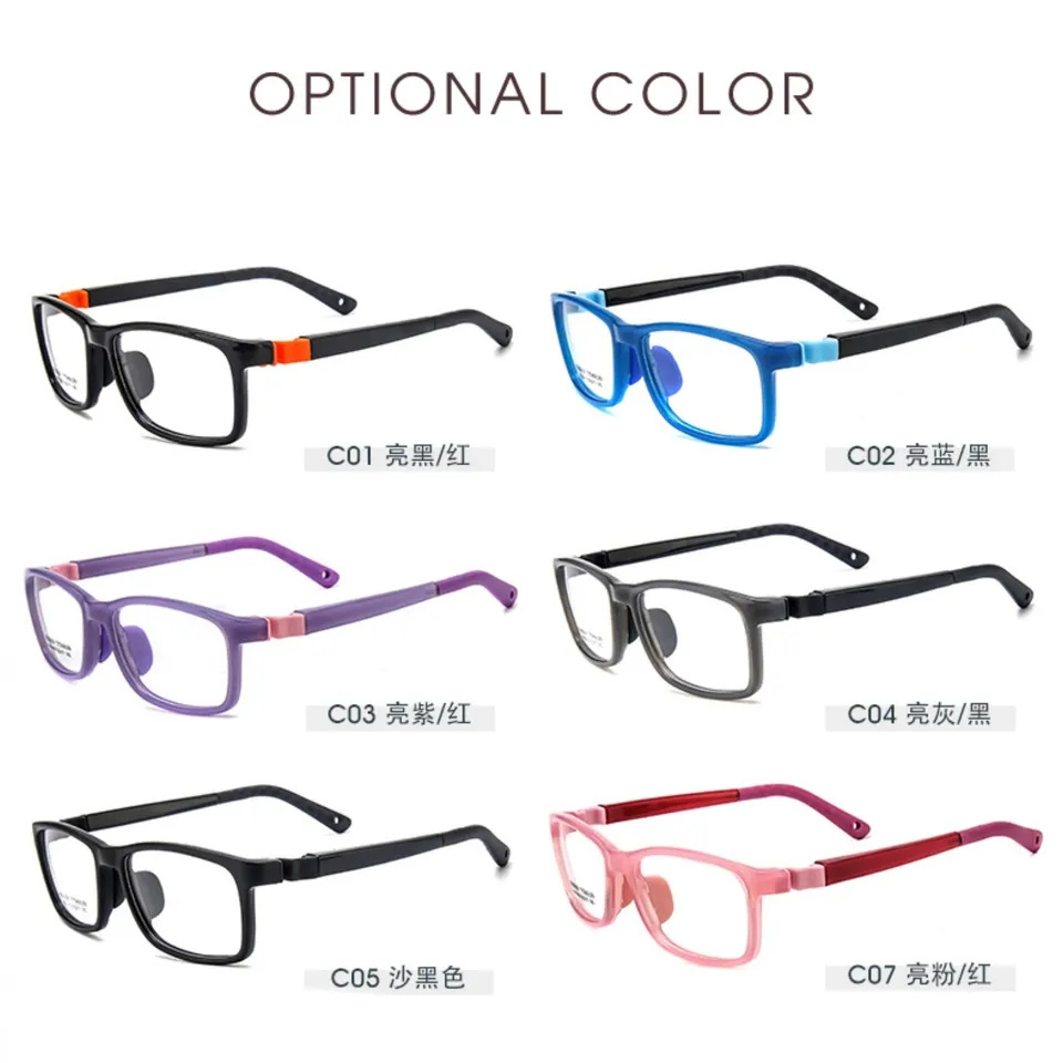 Nano Fashion High Quality Classic Silicon Kids Kid Rubber Optical Glasses Eyeglasses Sunglasses Clip On Frame Glasses