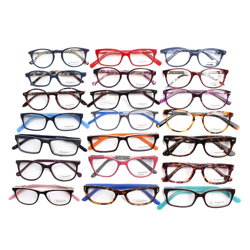 Wholesale assorted Cheap price Eyeglasses frame metal stock ready optical glasses eyewear frames for eye glasses