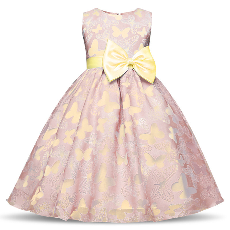 Ivy90303A Butterfly design teen girls kids party dress hot sale princess girls tutu dress