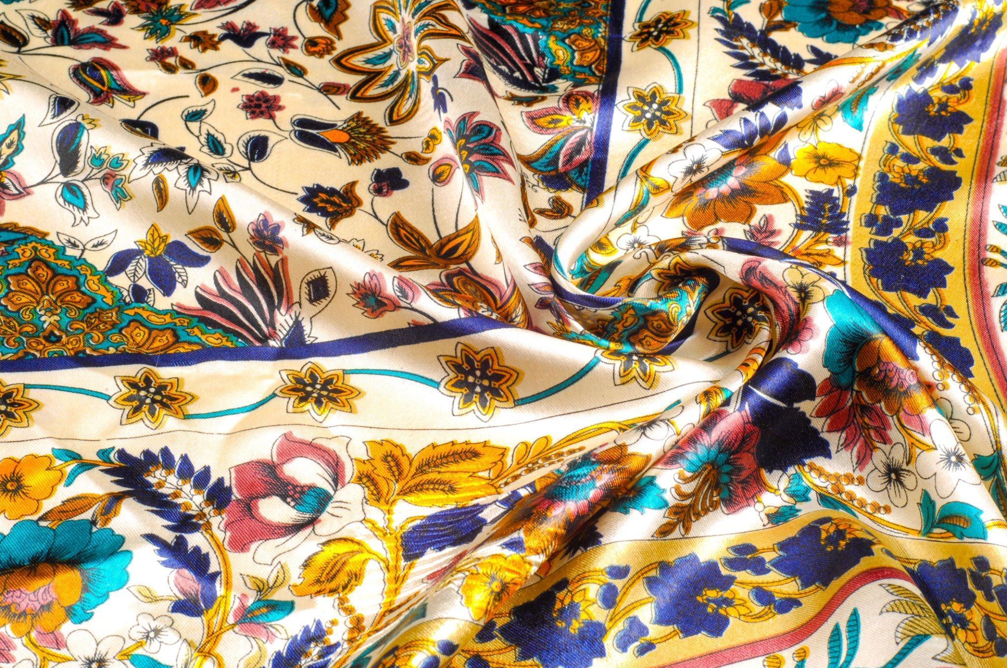 Guaranteed Quality jacquard silk satin fabric Silk Mix Brocade Jacquard Fabric