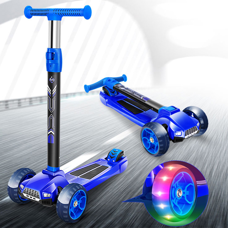 3 wheel Extra-Wide Deck PU Flashing Wheels Great Kids Scooter & Toddler Scooter 3-12 Years Old