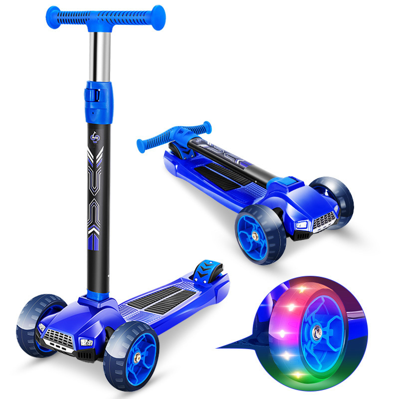 3 wheel Extra-Wide Deck PU Flashing Wheels Great Kids Scooter & Toddler Scooter 3-12 Years Old