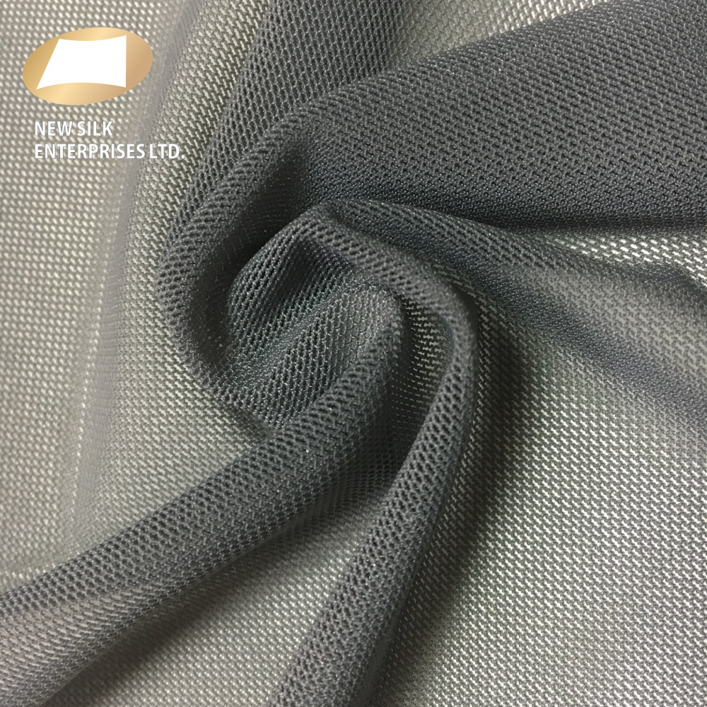 93% nylon fabric 7% spandex underwear polyamide 40D elastane tricot lining micro soft mesh fabric