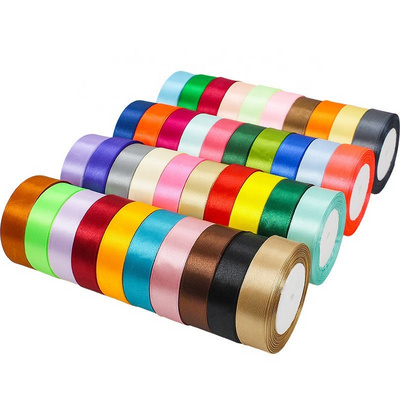 custom ribbon with logo 2.5cm 25yards/roll polyester gift packaging baking Wedding Decoration ribbon