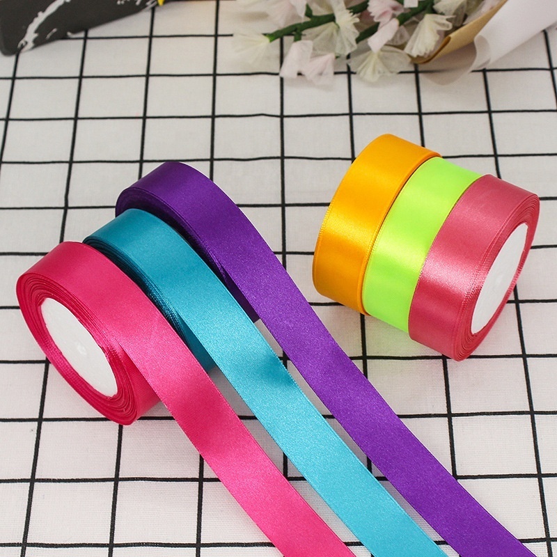 custom ribbon with logo 2.5cm 25yards/roll polyester gift packaging baking Wedding Decoration ribbon