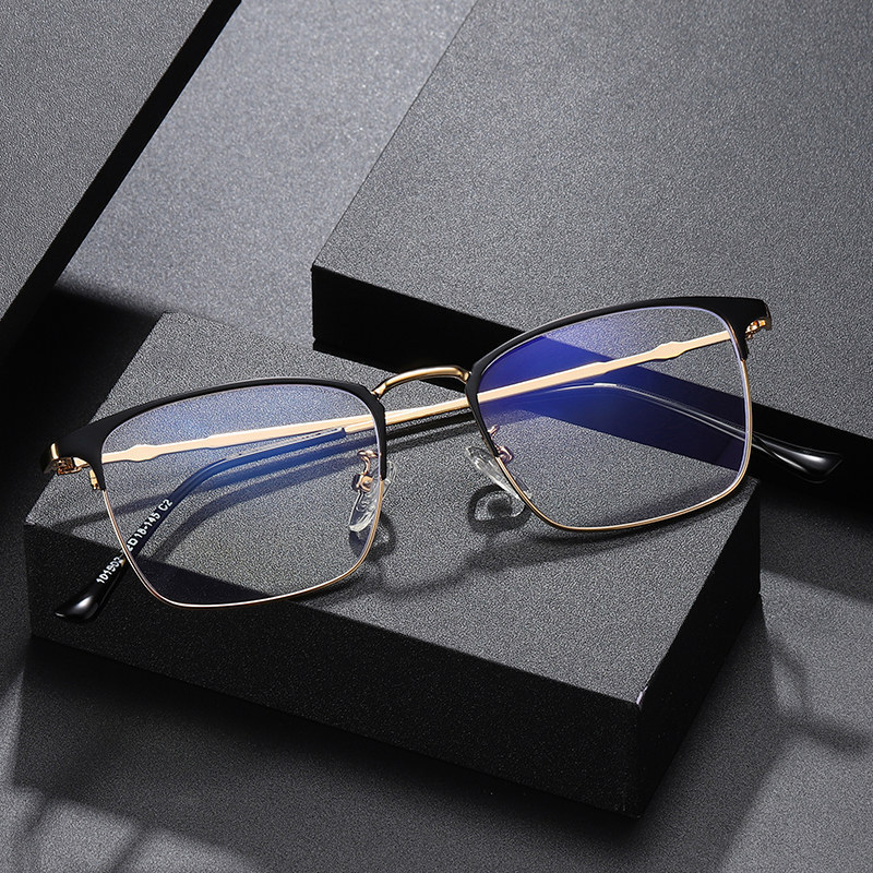 2021 China spectacle frames Anti Blue Light Lens glasses New model optical frame Fashion men's eyewear