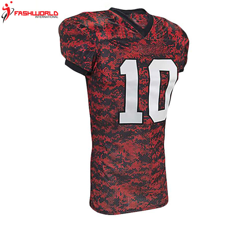 Men Sublimation For Camo American Football Team Uniforms For Latest Design Sports Wear American Football Uniform