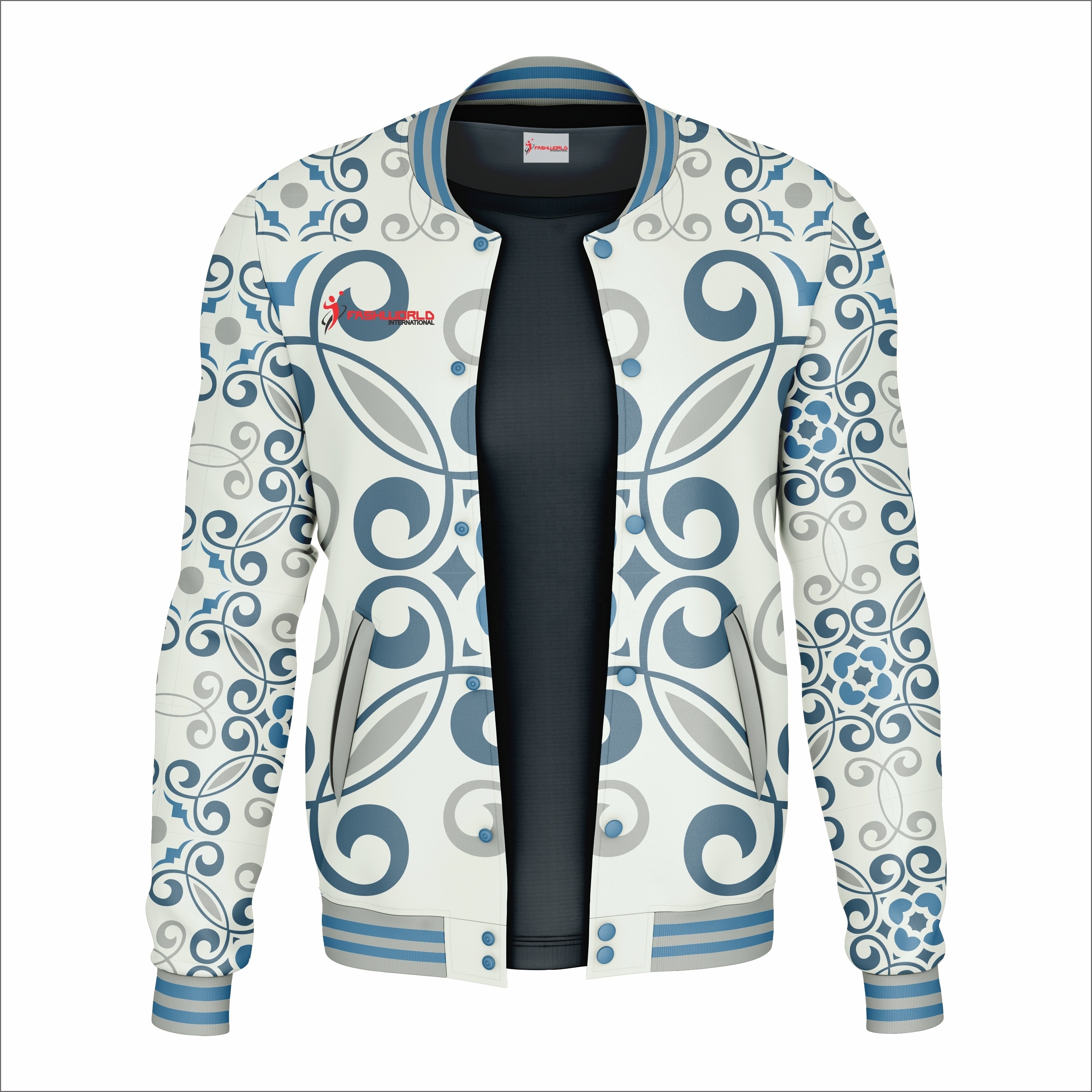 Customization Design Sublimation| Embroidery| Screen Printing Varsity Jackets for Women and Men Your Own Design