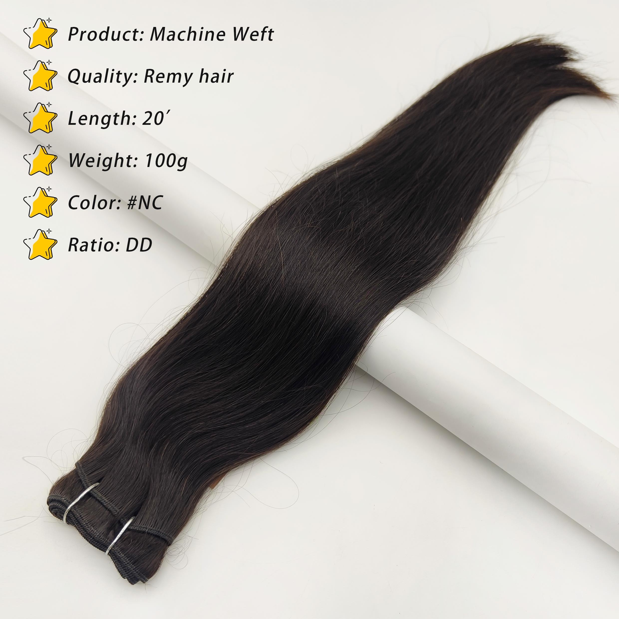 Fasimei Large Stock High Quality Cuticle Aligned Hair Products Human Hair Extensions Russian Hair Weft Machine Weft