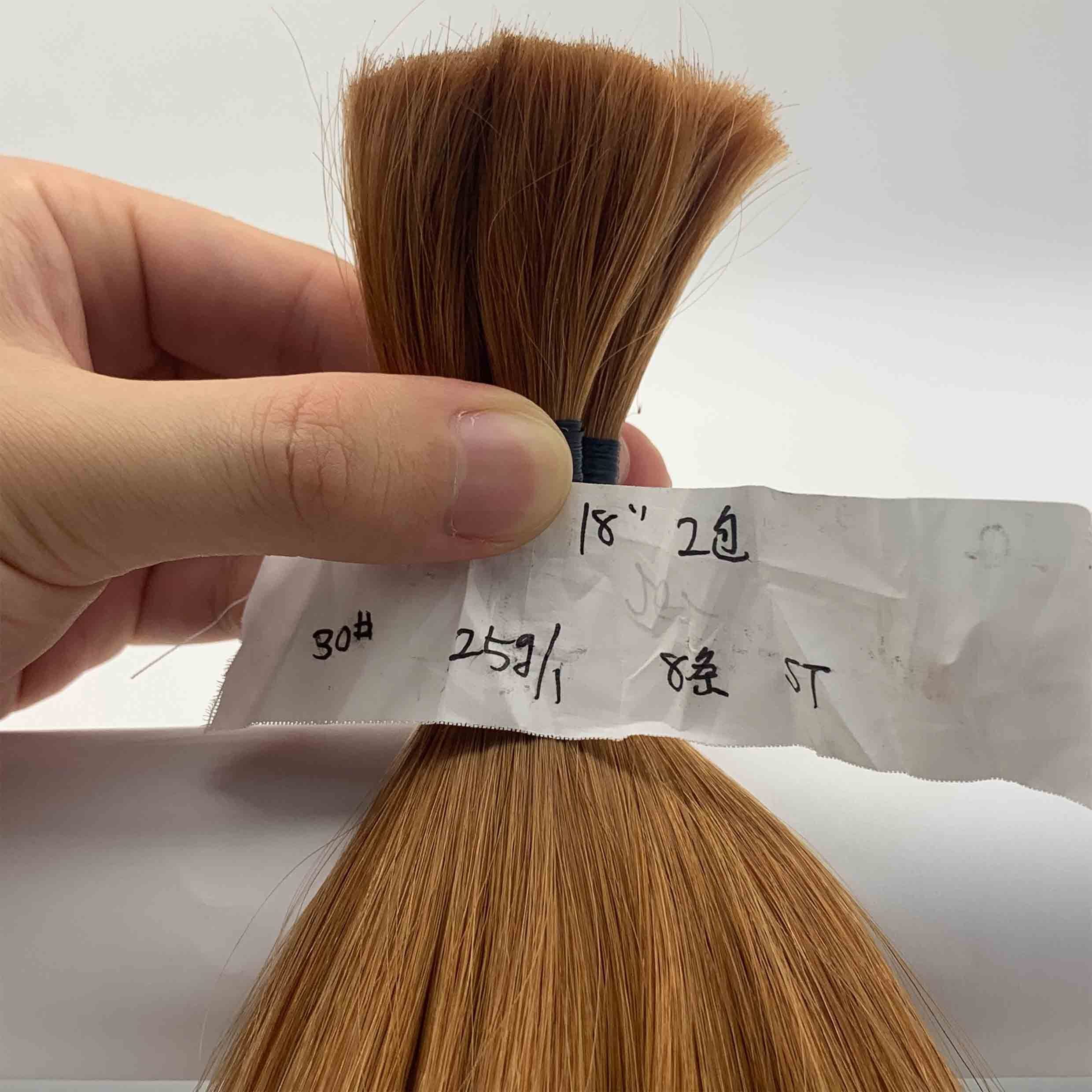 Wholesale human hair bulk hair extensions 100% silky straight unprocessed virgin hair