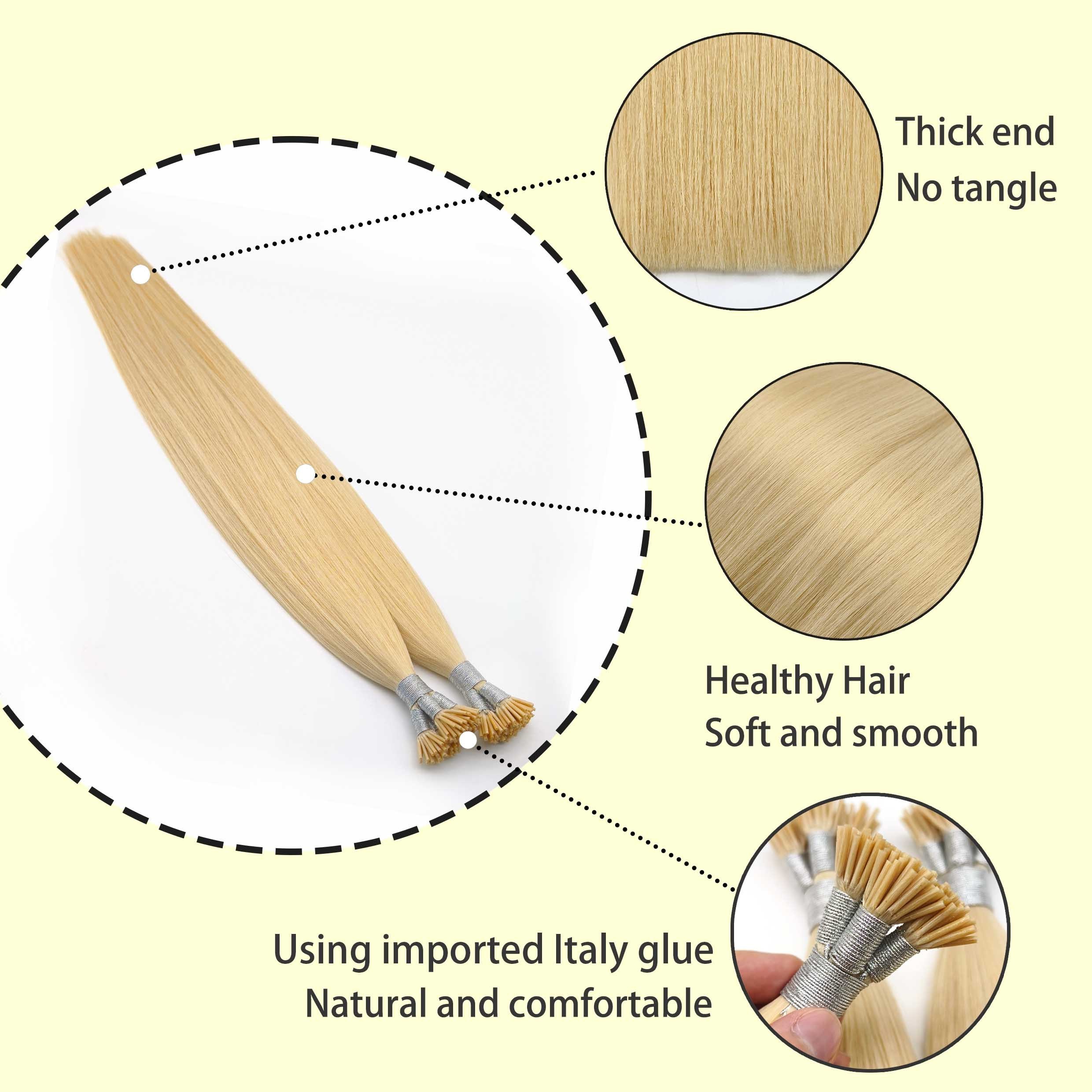 Fasimei Cuticle Aligned hair Flat tip Keratin Bonding hair extension  Wholesale Remy Human Hair Extension