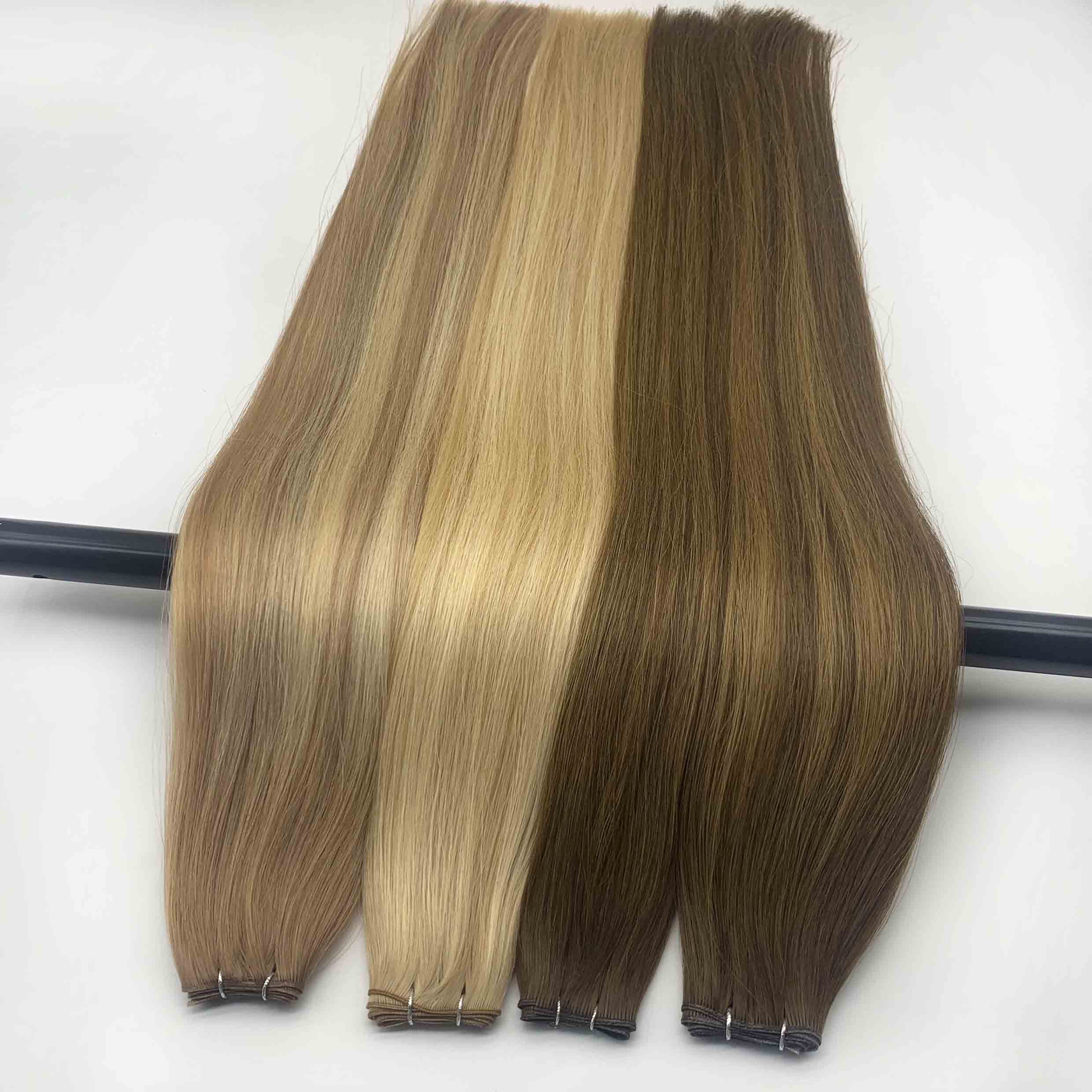 Top selling products 2024 Slavic Genius Wefts 100G Human Hair Virgin Hair Wigs for Black Women Genius Weft