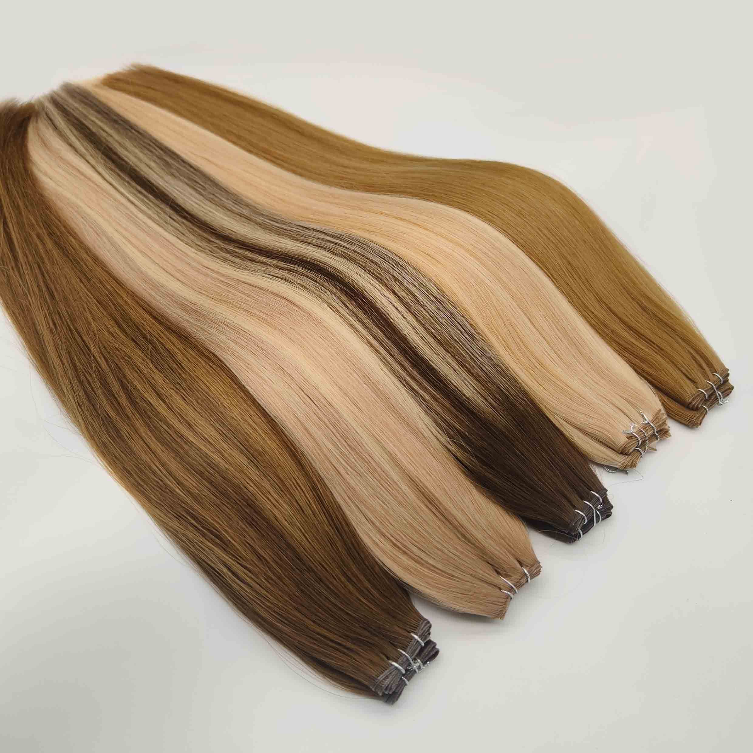 Fasimei Wholesale Price 2023 Best Quality Raw Cuticle Aligned Hair Product Genius Weft Hair Extensions