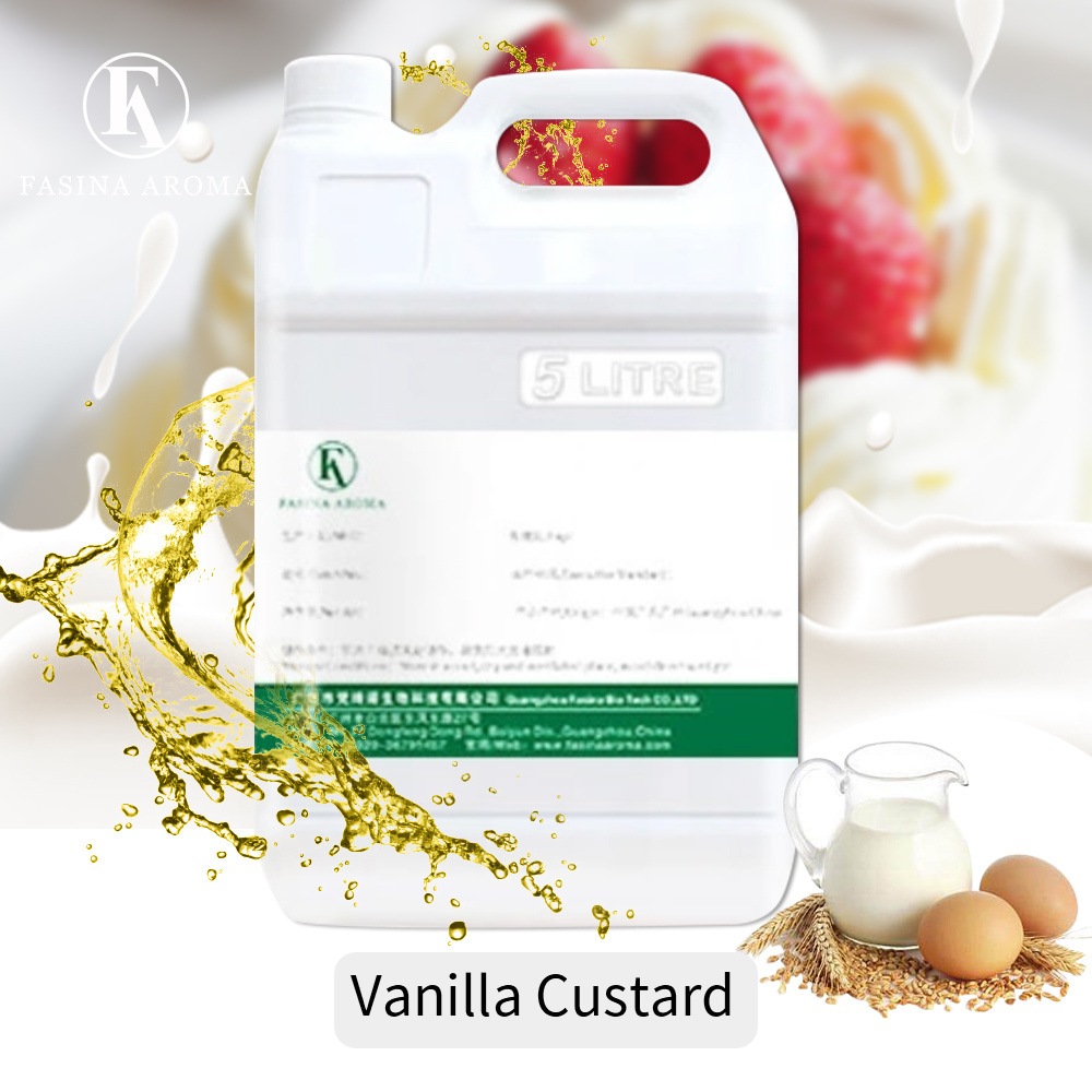 Custard Vanilla Flavor Food Additive Custard Vanilla Aroma for Food & Beverage and Liquid Concentrated Flavors