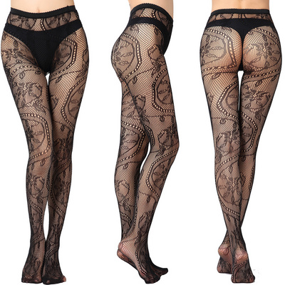 Women  fishnet stockings Sexy pantyhose fishnet stockings transparent women's