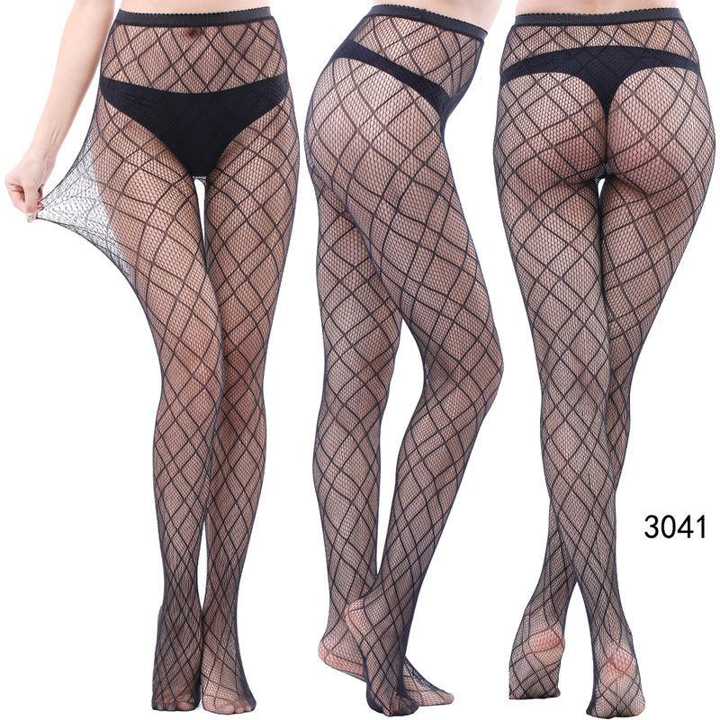 Women  fishnet stockings Sexy pantyhose fishnet stockings transparent women's