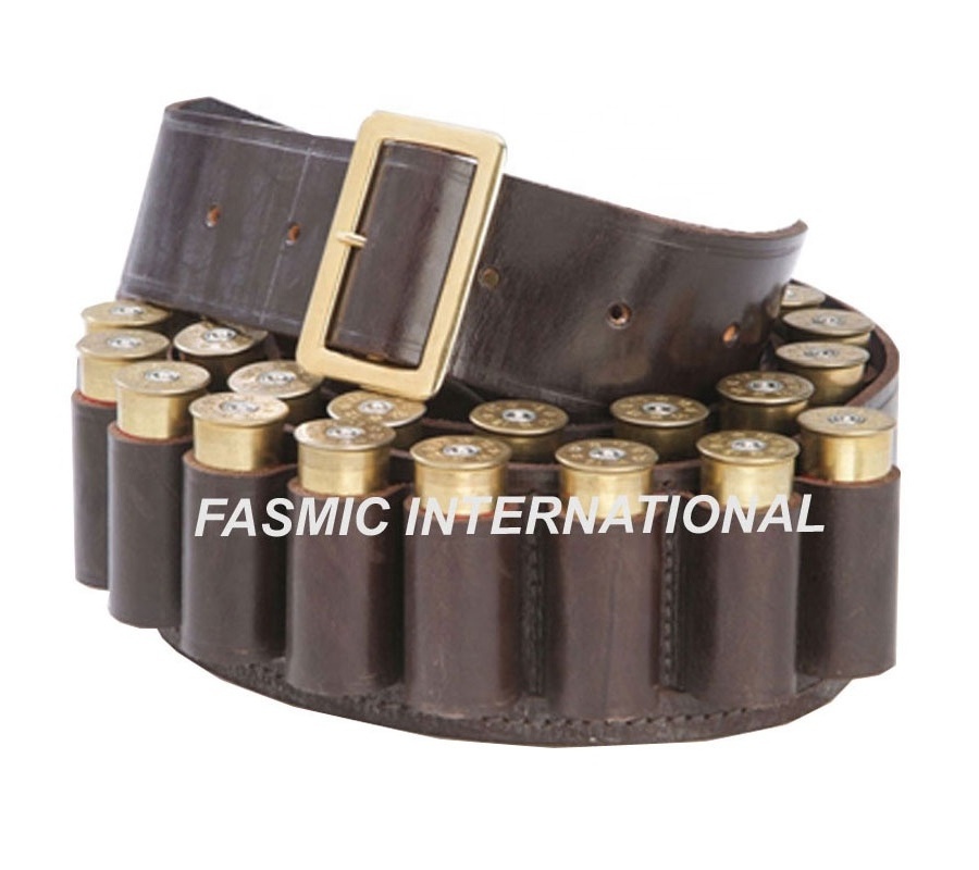 Genuine Leather Cartridge Heavy Use Cartridge Belt