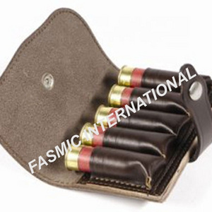 Original Leather Bullet Cartridge Belt Pouch