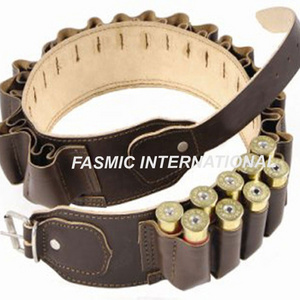 Genuine Leather Double Cartoos Cartridge Belt