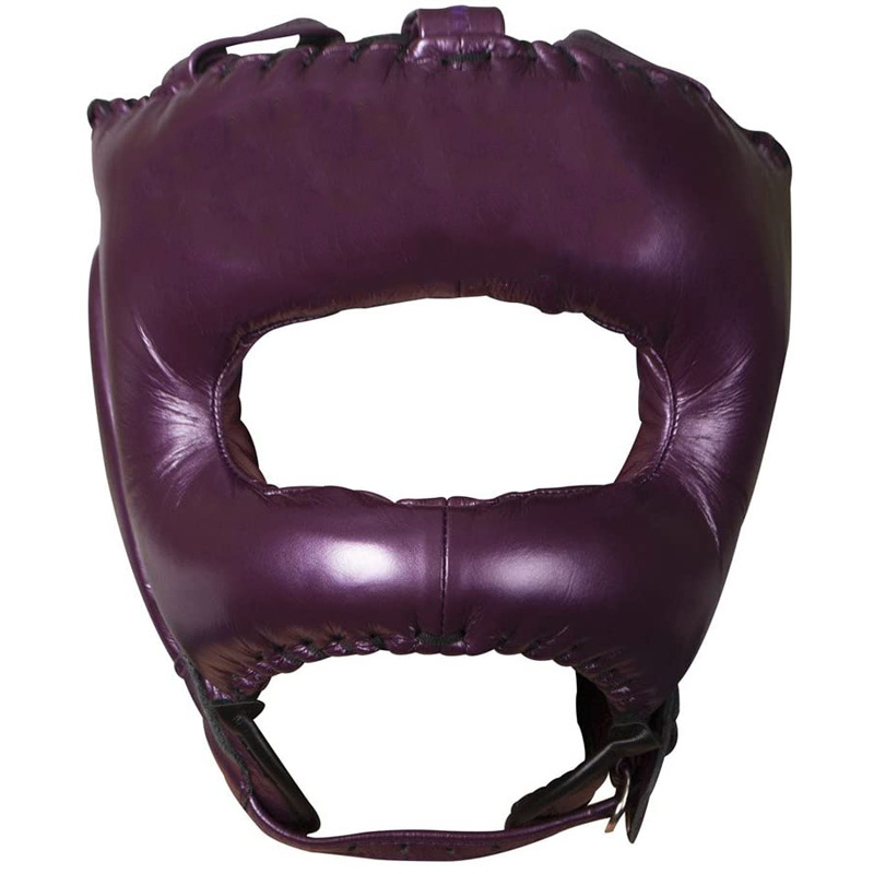 Professional Boxing Headgear Custom Design Leather PU Training Winning Boxing MMA Head guard OEM