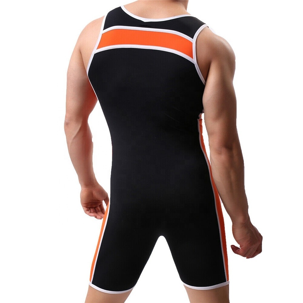 High Quality Sublimation youth wrestling singlet with wrestling gear wrestling uniform