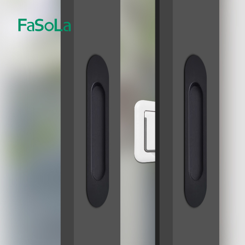 FaSoLa 2 PCS Sliding Door and Window Locks Child Baby Proof Security Locks for Kids Safety Slide Closet Patio Doors Cabinet Lock