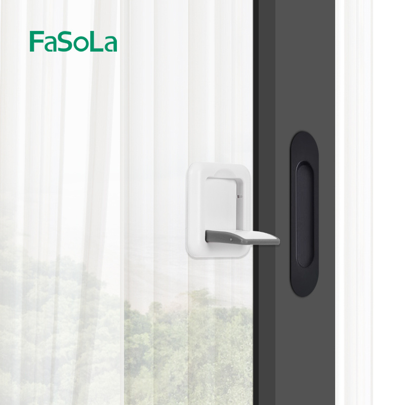 FaSoLa 2 PCS Sliding Door and Window Locks Child Baby Proof Security Locks for Kids Safety Slide Closet Patio Doors Cabinet Lock