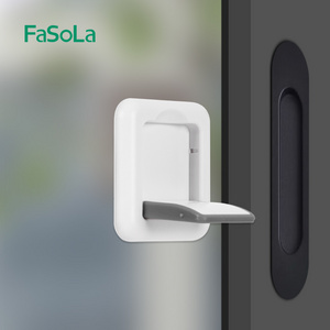 FaSoLa 2 PCS Sliding Door and Window Locks Child Baby Proof Security Locks for Kids Safety Slide Closet Patio Doors Cabinet Lock