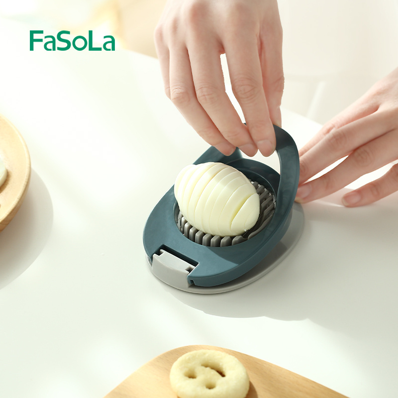 FaSoLa Kitchen household multifunctional stainless steel egg cutter