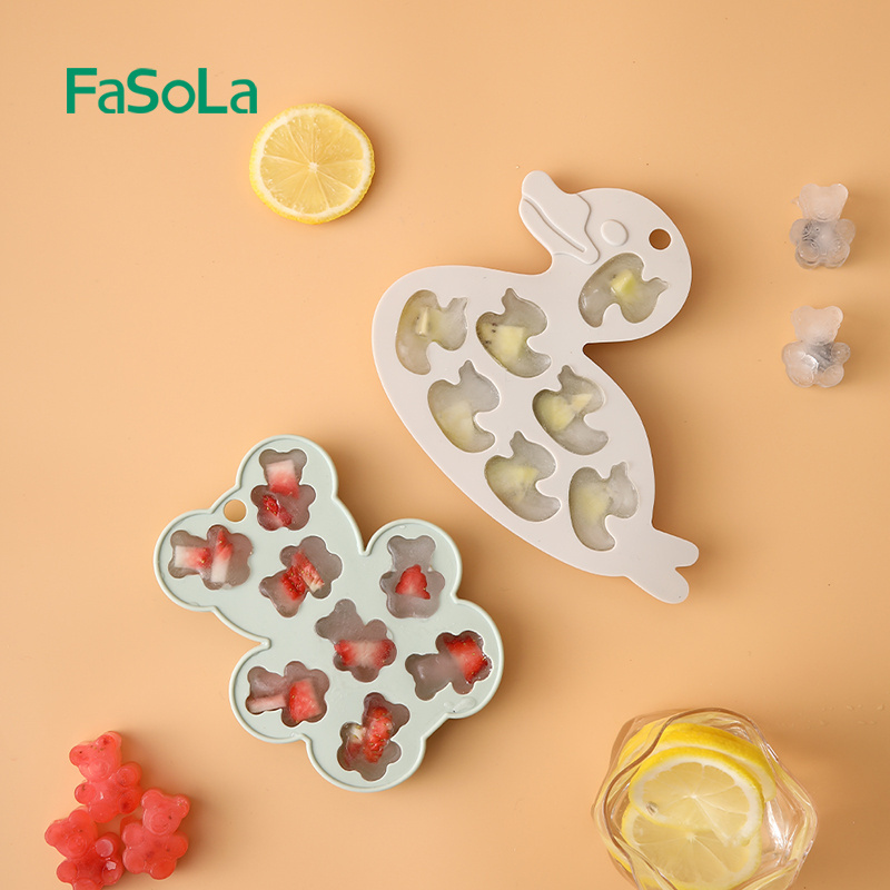 FaSoLa Silicone Mold for Chocolate Bear Duck Shaped Mold Baking Pan Resin Cake Chocolate Mold Silicone Candy Pan