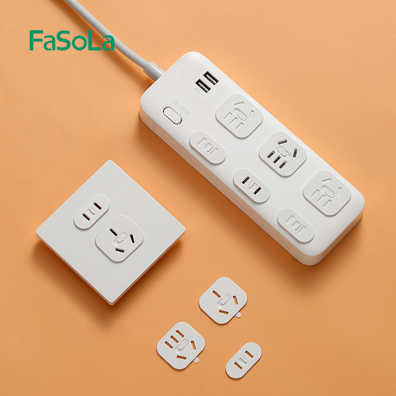 FaSoLa 6PCS Power Gear Outlet Covers Baby Proofing Child Proof Plug Covers for Electrical Outlets Safety Plug Protector