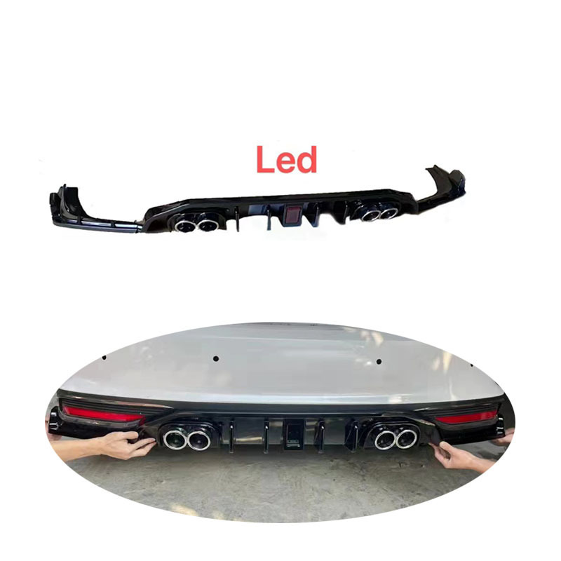 CAR EXTERIOR ACCESSORIES ABS PLASTIC CAR REAR BUMPER LIP For Hyundai New Accent 2021