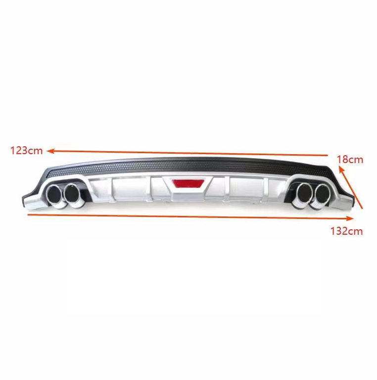 Factory Sales Auto Parts Universal Plastic Rear Diffuser Replacement Rear Bumper Lip Diffuser