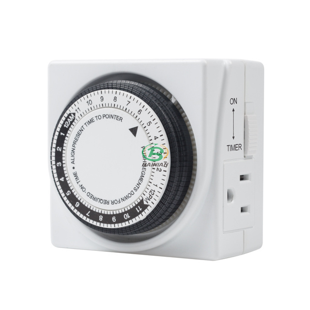 FD60-U2 Analog Electric Light on off Timer Dual Outlet Switch