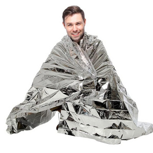 Outdoor Termal Battaniye Mylar Space Blanket Rescue First Aid Foil Survival Blanket Emergency Thermal Blanket