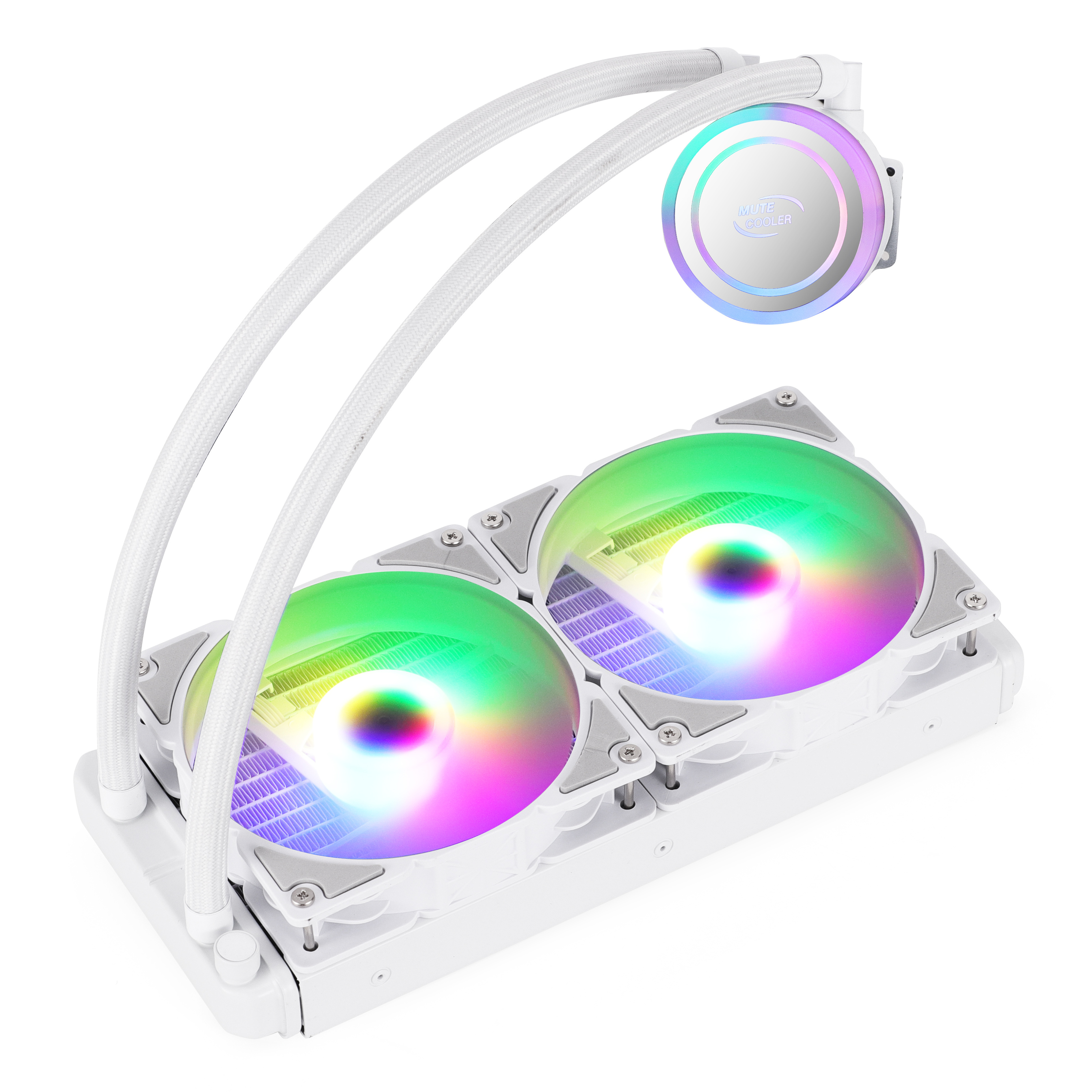 High Quality Liquid Cooler ARGB Radiator Fan with LED CPU Water RGB Cooling for pc Gaming Computer Case 120mm 240mm 360mm