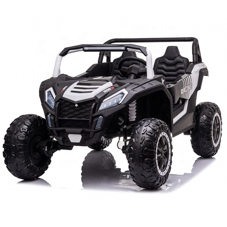 kids car toys ride-ons 24 Volt ride on cars for toddlers rubber wheels kids MX UTV buggy 4 engine battery toy with two seats