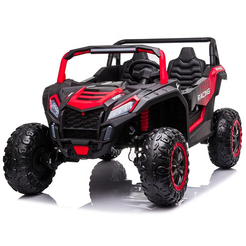 kids car toys ride-ons 24 Volt ride on cars for toddlers rubber wheels kids MX UTV buggy 4 engine battery toy with two seats