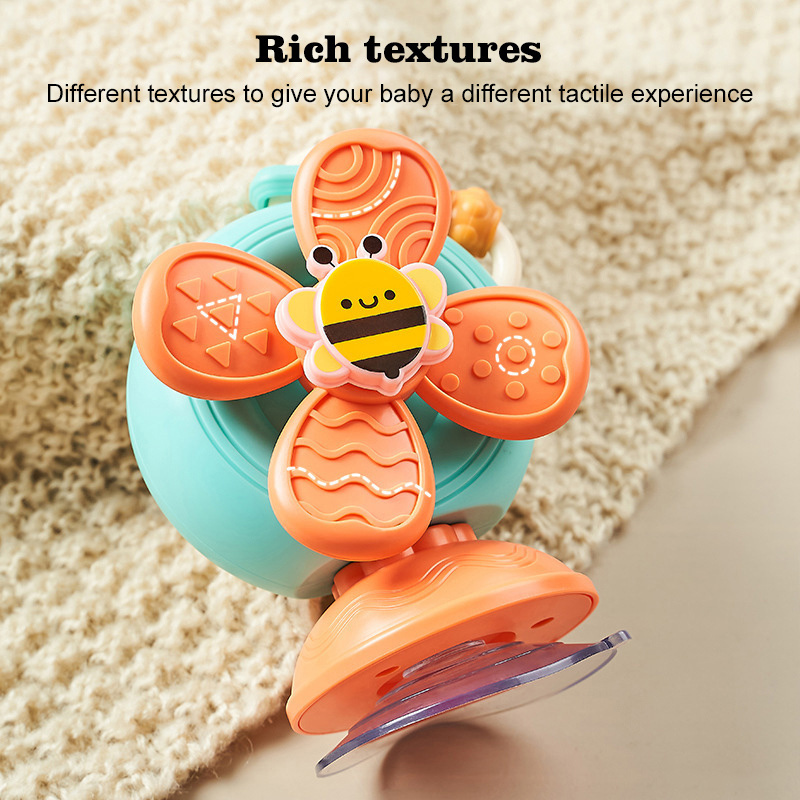 Hot Selling Infant Windmill Snail Spinner Wheel Baby Bath Toys For Toddlers