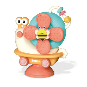 Hot Selling Infant Windmill Snail Spinner Wheel Baby Bath Toys For Toddlers