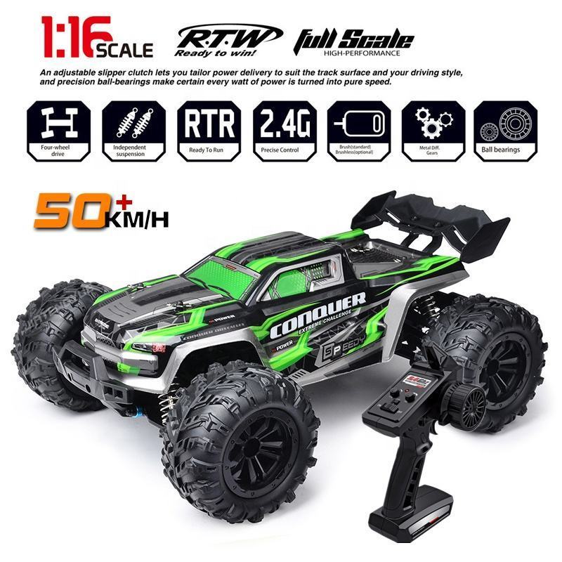 2023 New 2.4G 4WD Off Road Monster RC Truck 1/16 Large RC Cars 50km/h High Speed RC Cars Toys for Boys