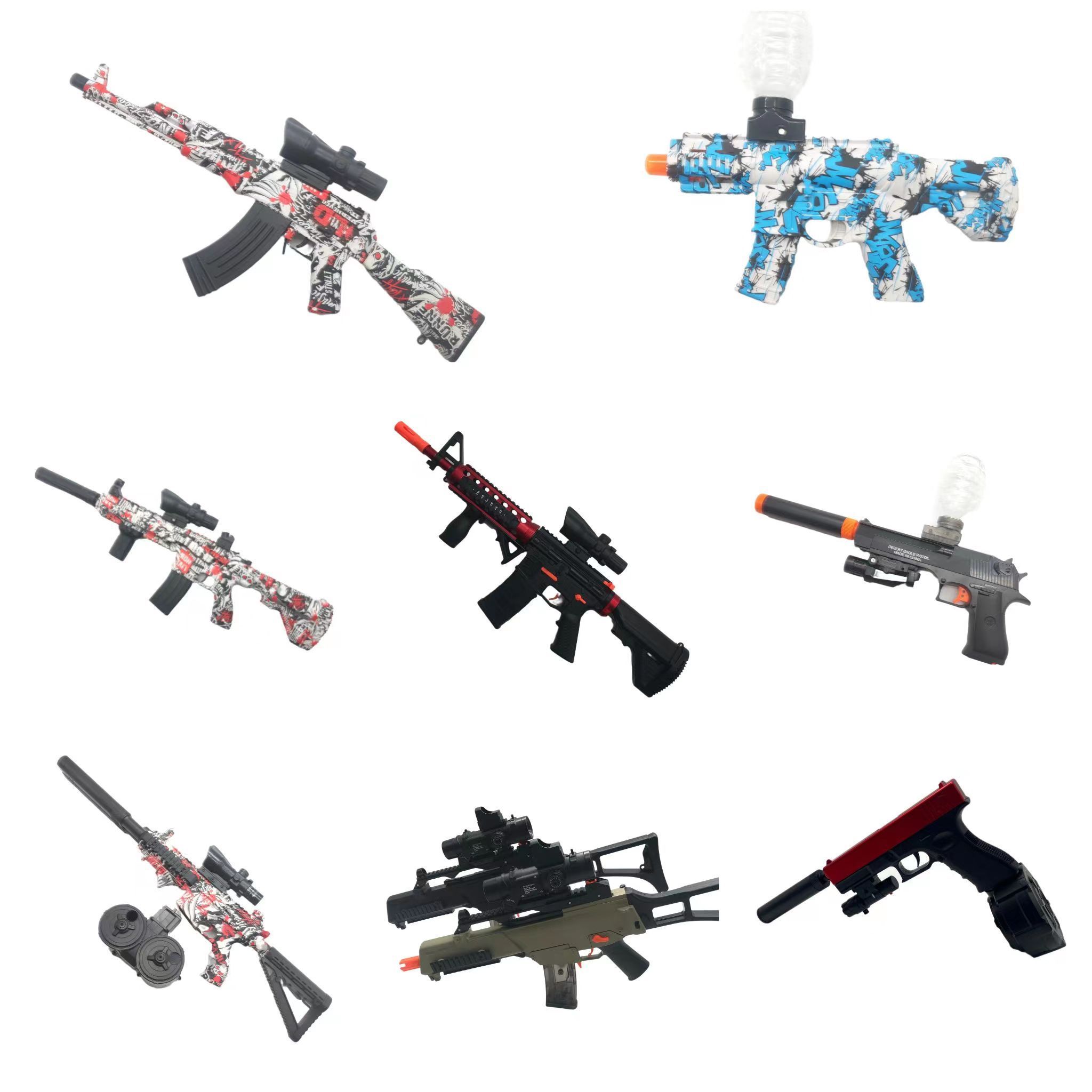 mp9 pistolas de burbujas juguete mp7 airsoft gun pistol real metal pistola de balines de metal mp5k blaster gel toy gun for kids