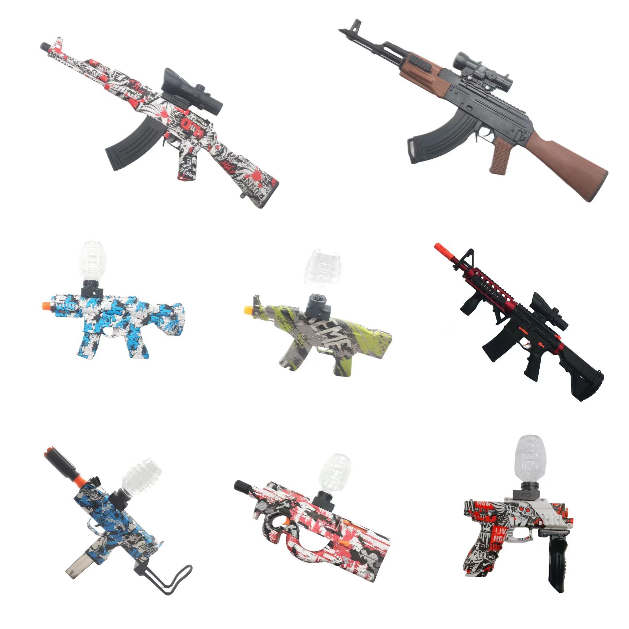 mp9 pistolas de burbujas juguete mp7 airsoft gun pistol real metal pistola de balines de metal mp5k blaster gel toy gun for kids